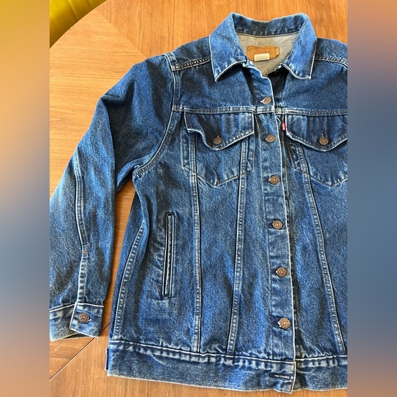 Vintage 80’s Levi’s Men's Denim Trucker Jacket Size Medium 77607-1207 - Picture 2 of 7